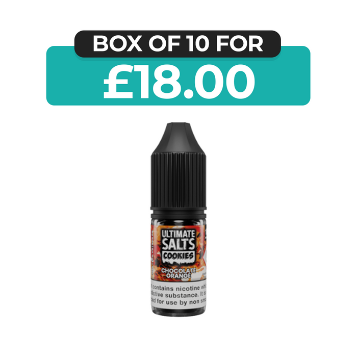 Chocolate Orange Cookies 10ml Nic Salt E-Liquid by Ultimate Juice