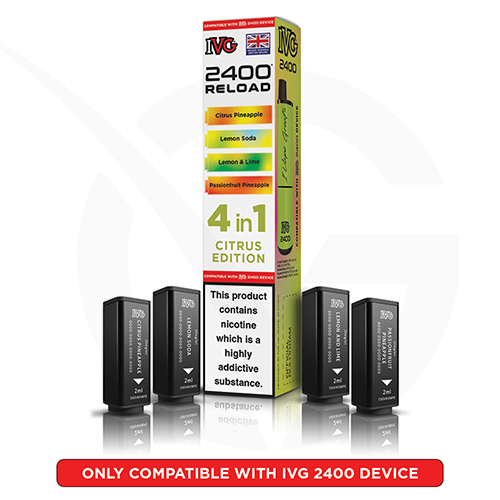 Citrus Edition IVG 2400 4-in-1 Prefilled Pods