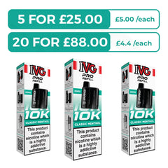 classic menthol ivg 2400 IVG PRO Classic Menthol Vape Kit main image 0