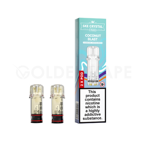 Coconut Blast Crystal Plus Prefilled Pods by SKE