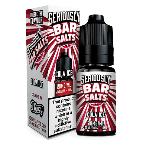 Cola Ice 10ml Nic Salt E-Liquid By Seriously Bar Salts