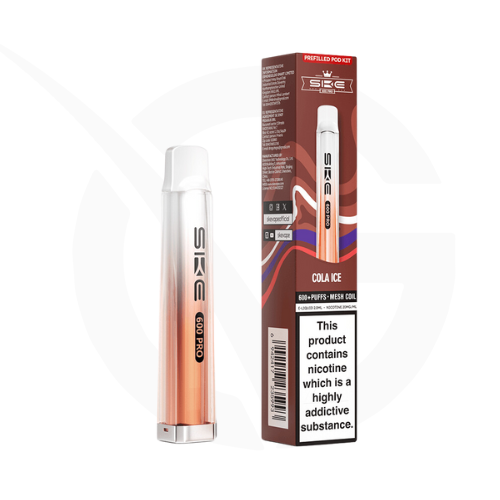 ske rechargeable vape 600 puffs SKE Crystal 600 Pro Prefilled Pod Vape Kit