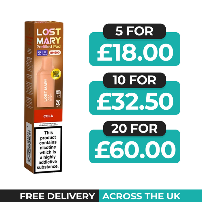 Lost Mary BM600 Cola Prefilled Refill Pods