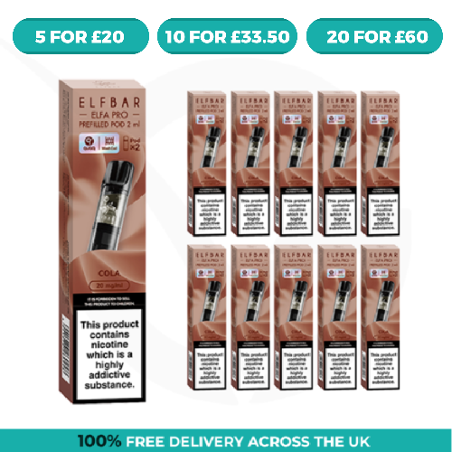 Cola Elfa Pro Prefilled Pods by Elf Bar