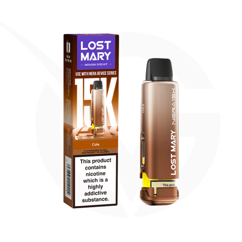 lost mary coffee vape Cola Prefilled Pods by Lost Mary Nera15k + Refill Container