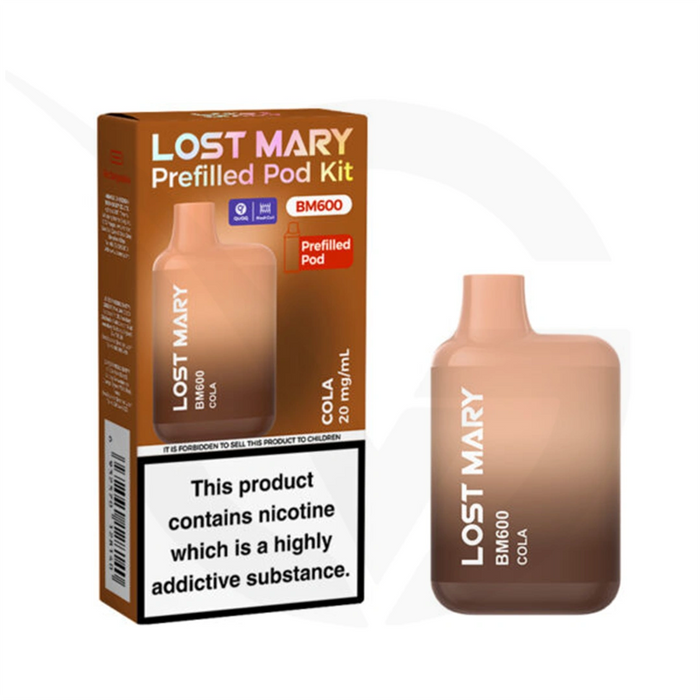 Lost Mary BM600 Prefilled Pod Vape Kit Lost Mary BM600 Prefilled Pod Vape Kit