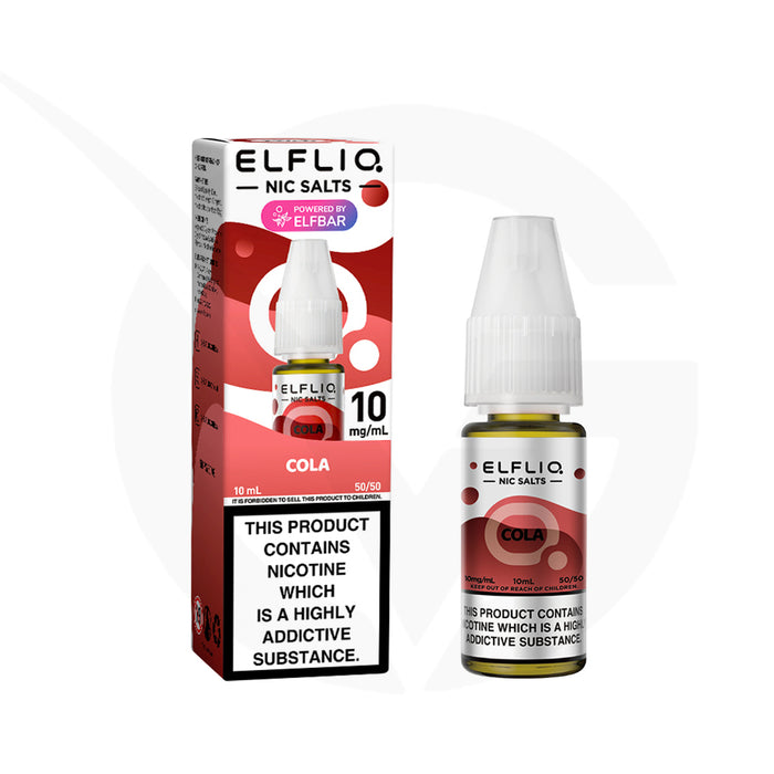 Cola 10ml Elfliq Nic Salt E-Liquid by Elf Bar
