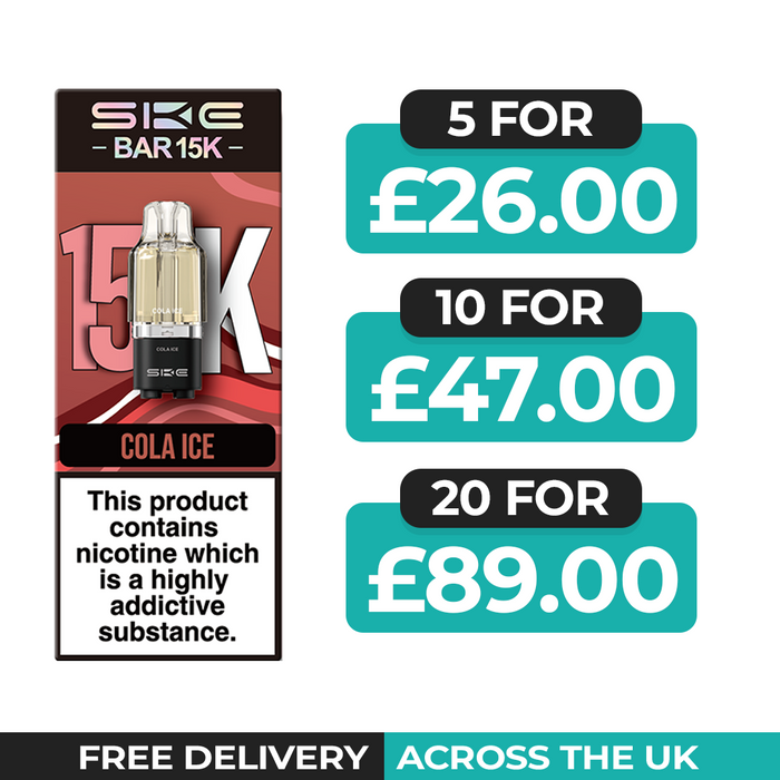 SKE Bar 15K Cola Ice Refill Pods