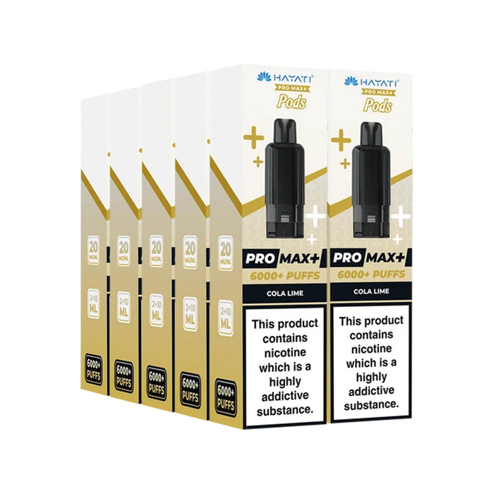 Hayati Pro Max Plus 6000 Pods - Bulk Buy Box of 5 & 10