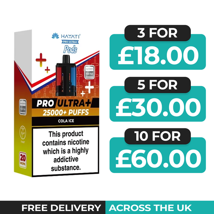 Hayati Pro Ultra Plus 25000 Cola Ice Refill Pods