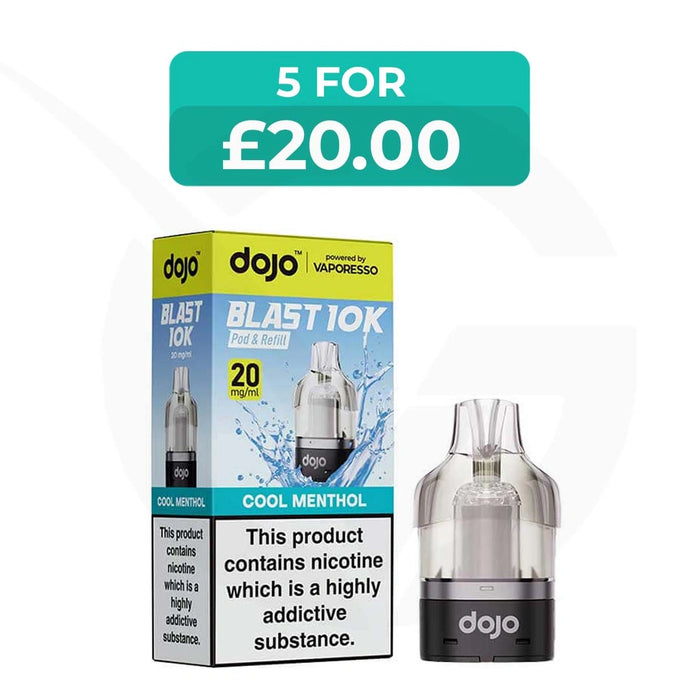 Cool Menthol Dojo Blast 10000 Refill Pack