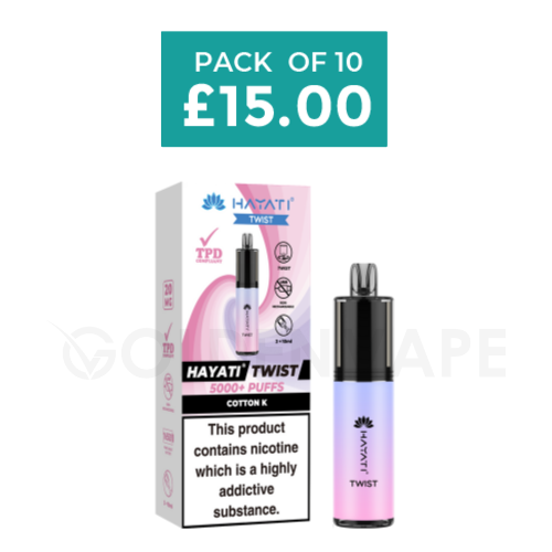 Hayati Twist 5000 5K Puffs Disposable Vape Kit