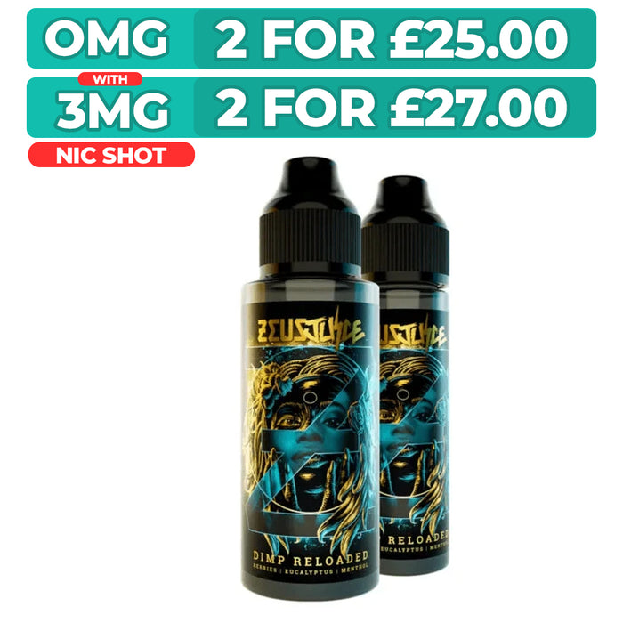 Dimp Reloaded 100ml Shortfill E-Liquid by Zeus Juice