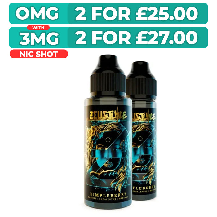 Dimpleberry 100ml Shortfill E-Liquid by Zeus Juice