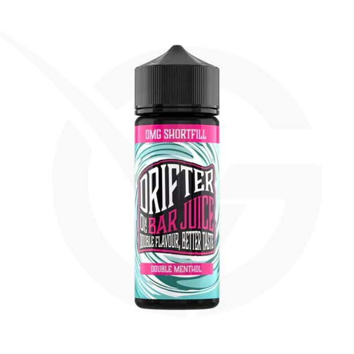 Double Menthol 100ml Shortfill E-Liquid By Drifter Bar Juice