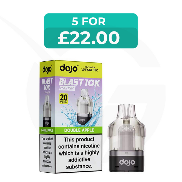 Double Apple Dojo Blast 10000 Refill Pack