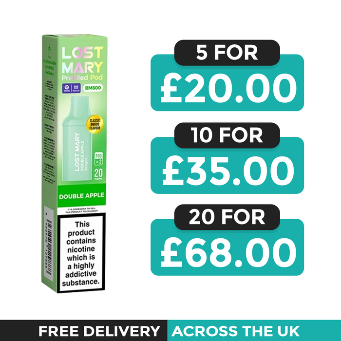 Lost Mary BM600 Double Apple Prefilled Refill Pods