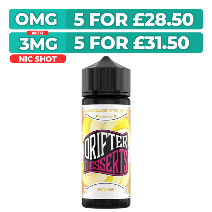 Drifter Bar Juice Lemon Tart 100ml Shortfill E-Liquid