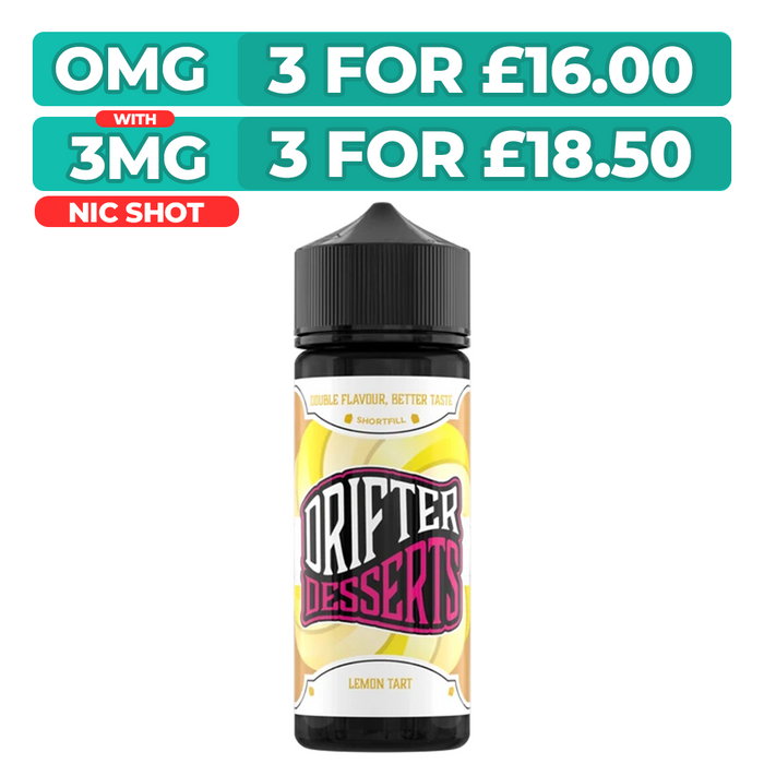 Drifter Bar Juice Lemon Tart 100ml Shortfill E-Liquid