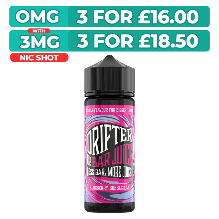 Drifter Bar Juice Blueberry BG 100ml Shortfill E-Liquid