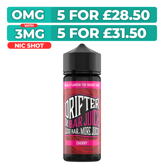Drifter Bar Juice Cherry 100ml Shortfill E-Liquid