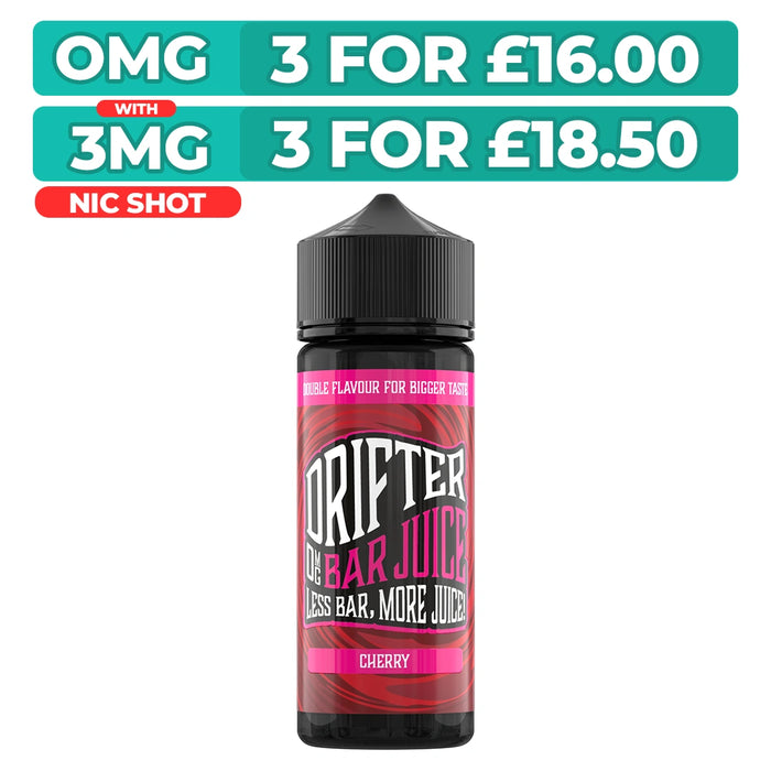 Drifter Bar Juice Cherry 100ml Shortfill E-Liquid