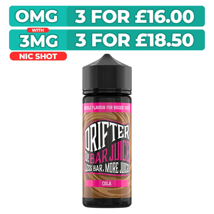 Drifter Bar Juice Cola 100ml Shortfill E-Liquid