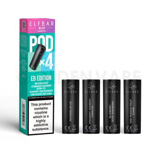 EB Edition 4 in 1 Prefilled Pods By Elf Bar