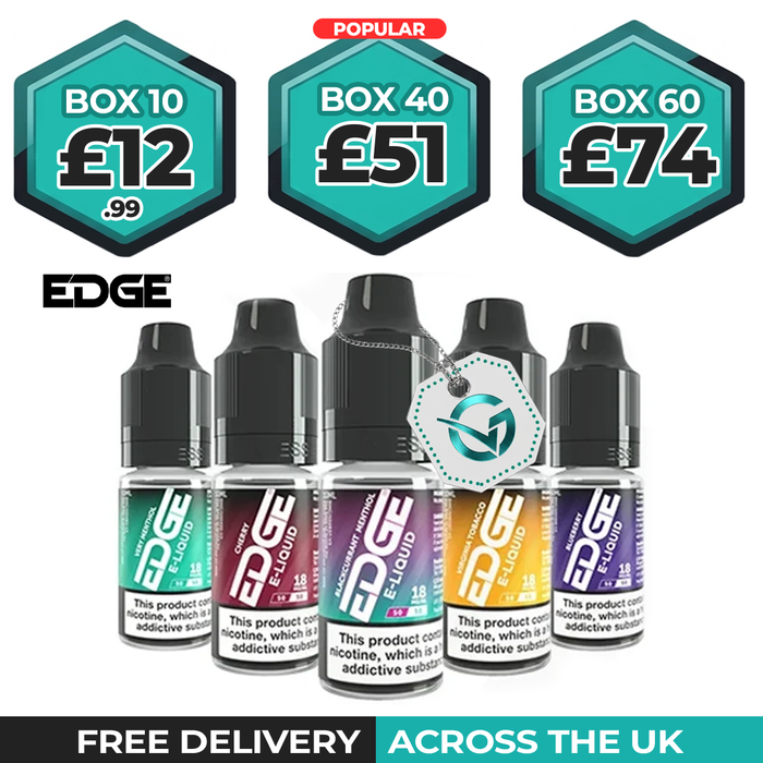 10 x 10ml E Liquid by Edge - Pack Of 10