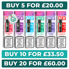 Elfbar ELFA Pro Kit & Prefilled Pods | Pack of 10 for just 33.50 Elfbar ELFA Pro Kit & Prefilled Pods | Pack of 10 for just 33.50