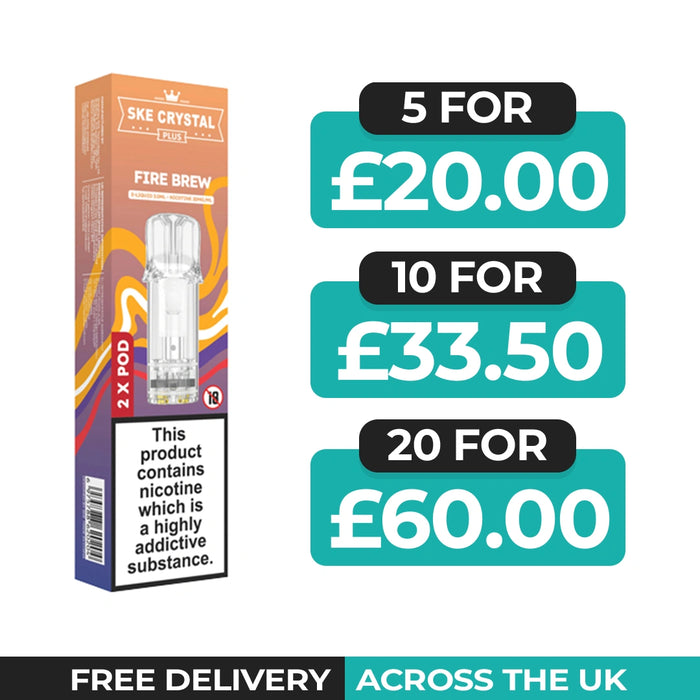 SKE Crystal Plus Fire Brew Pods