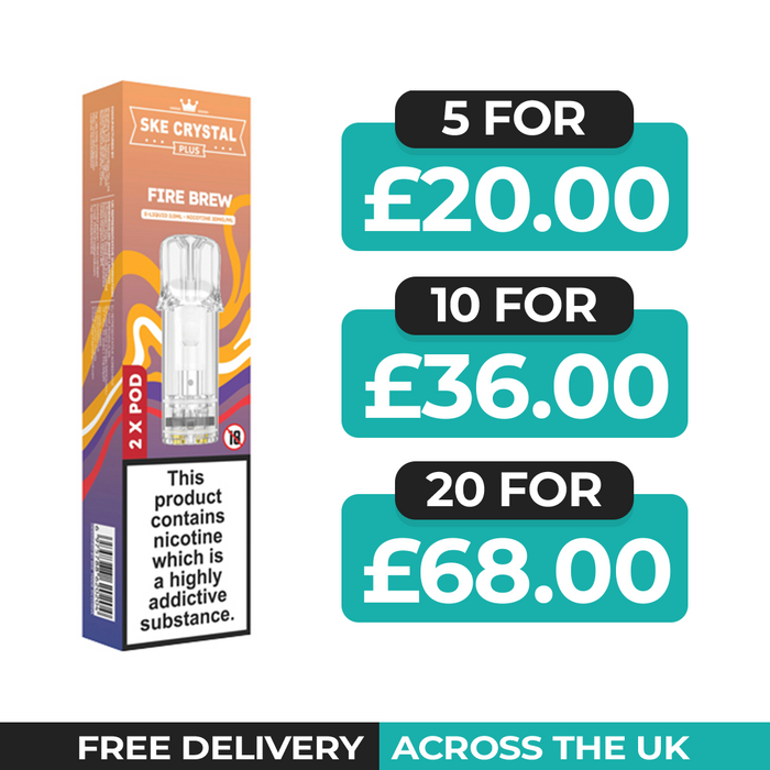 SKE Crystal Plus Fire Brew Pods