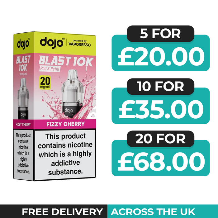 Vaporesso Dojo Blast 10k Fizzy Cherry Refill Pods