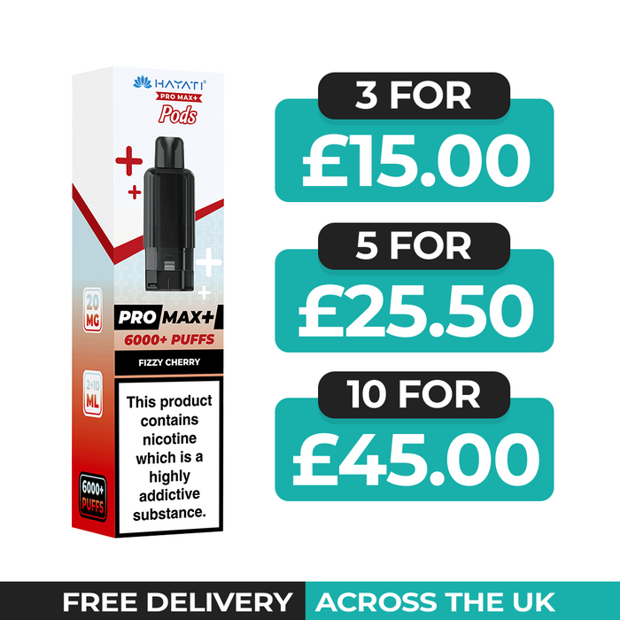 Hayati Pro Max Plus Fizzy Cherry Refill Pods