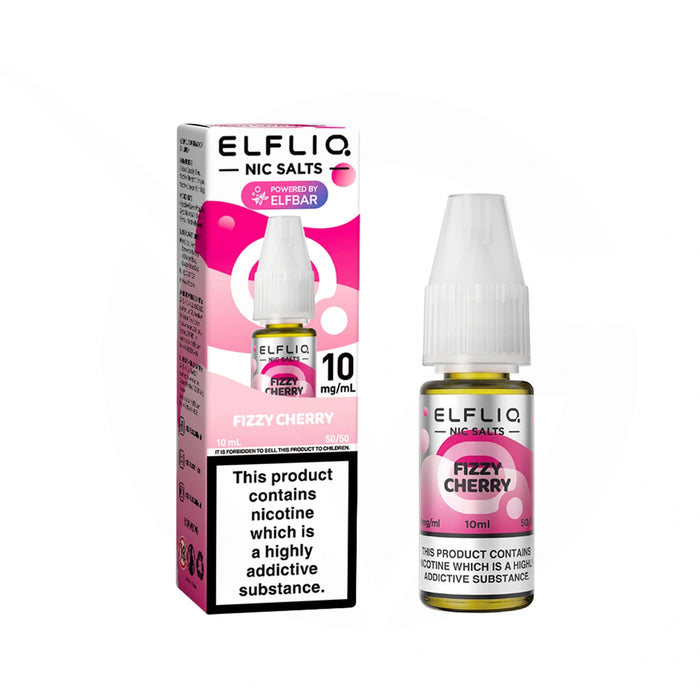 Fizzy Cherry 10ml Elfliq Nic Salt E-Liquid By Elf Bar