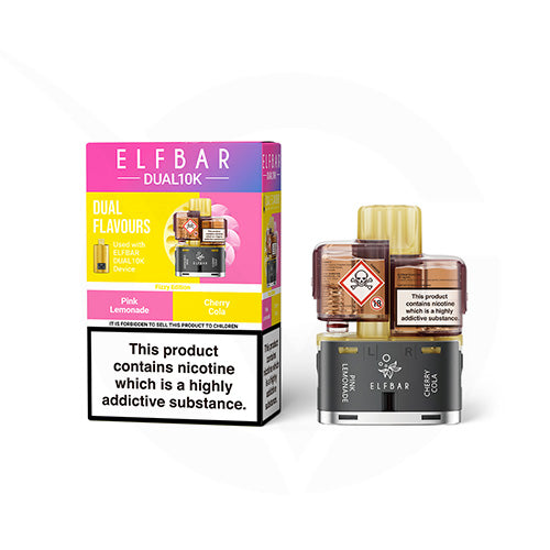 Fizzy Edition Prefilled Pods By Elf Bar Dual 10k + Refilled Containers