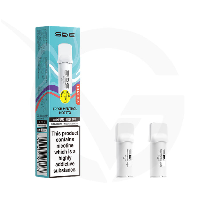 Fresh Menthol Mojito Crystal 600 Pro Prefilled Pods by SKE