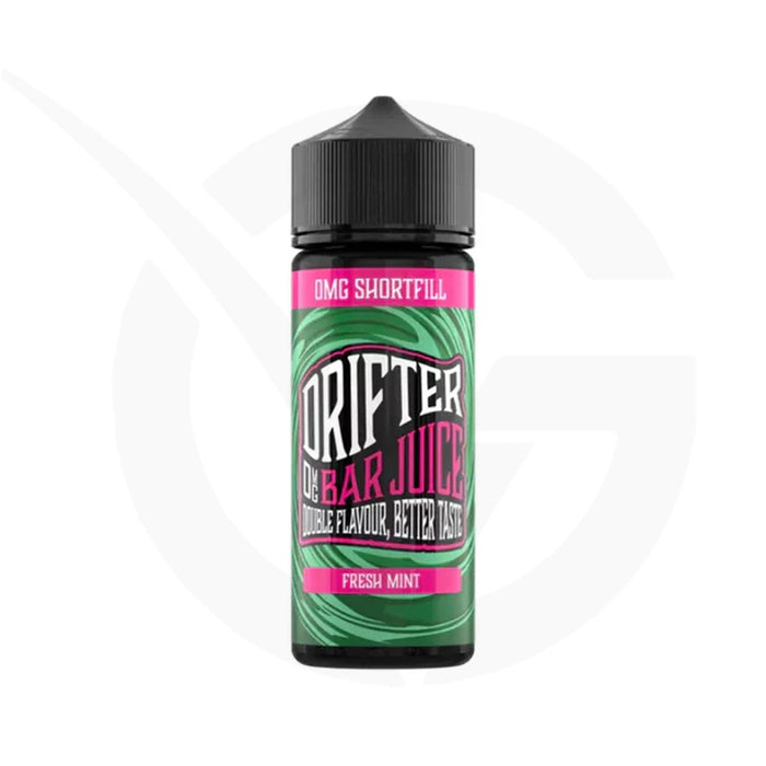 Fresh Mint 100ml Shortfill E-Liquid By Drifter Bar Juice