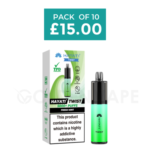 Hayati Twist 5000 5K Puffs Disposable Vape Kit