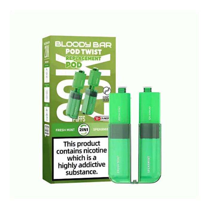Bloody Bar Ultra Twist 20k Box of 5 & 10 Refill Pods