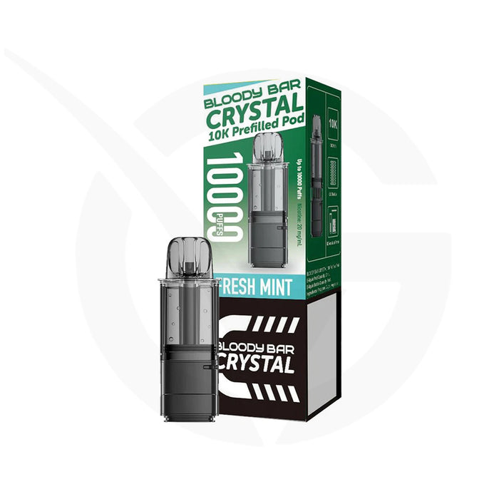 Fresh Mint Refill Pack By Bloody Bar Crystal 10k