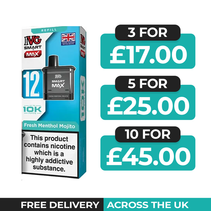 IVG Smart Max Fresh Menthol Mojito Refill Pods