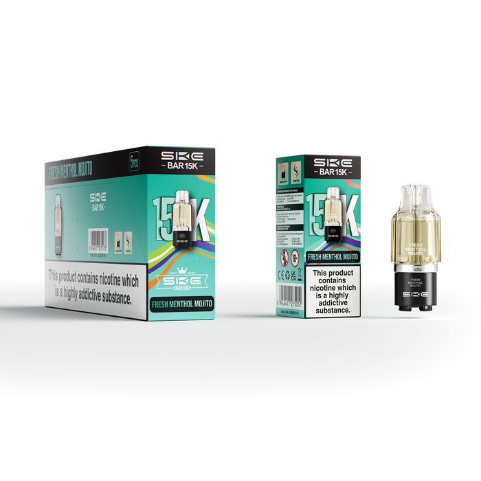SKE Bar 15k Refill Pods Box of 5 & 10