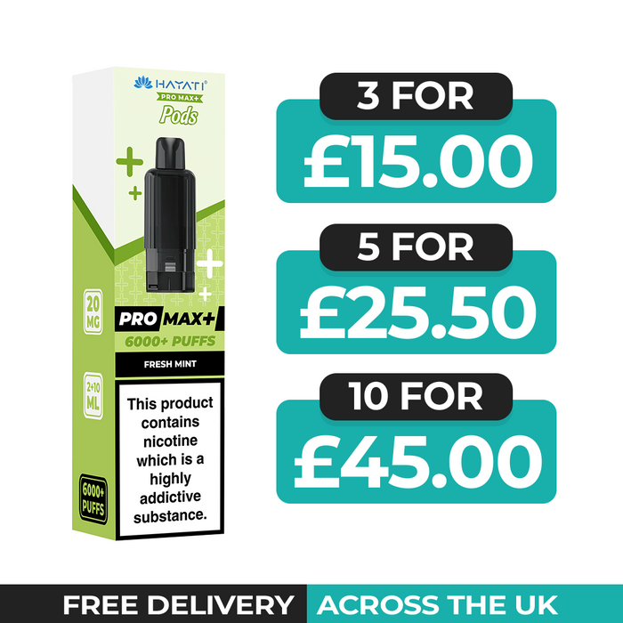 Hayati Pro Max Plus Fresh Mint Refill Pods