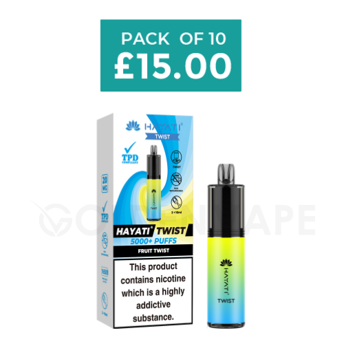 Hayati Twist 5000 5K Puffs Disposable Vape Kit