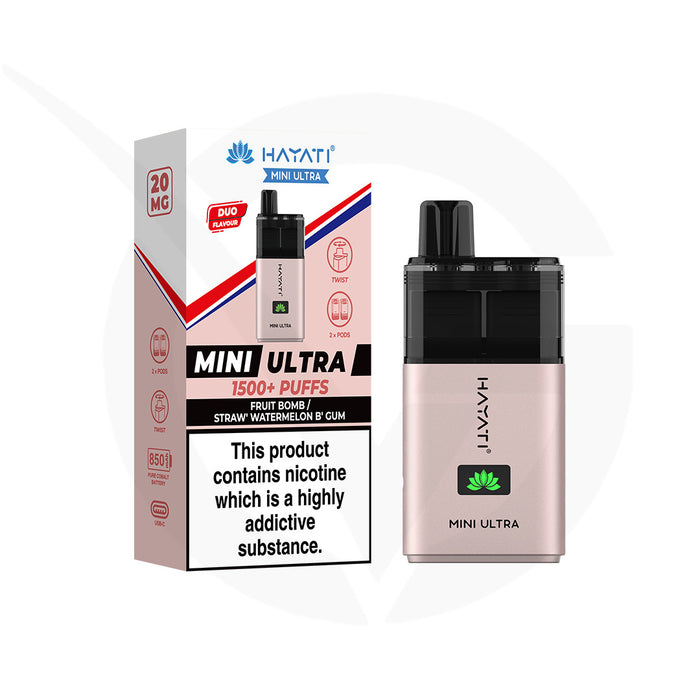 Hayati Mini Ultra 1500 Prefilled Pod Kit - Pack of 5 Hayati Mini Ultra 1500 Prefilled Pod Kit - Pack of 5