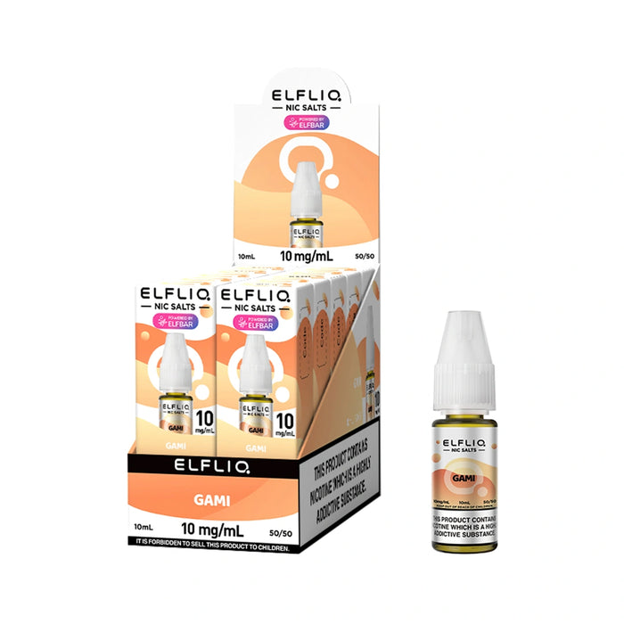 Elf bar Elfliq 10ml Nic Salt E-Liquids - Pack of 10