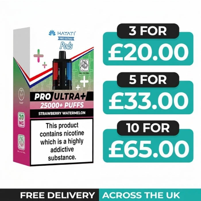 Hayati Pro Ultra Plus 25000 Strawberry Watermelon Refill Pods