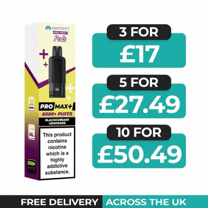 Hayati Pro Max Plus Blackcurrant Lemonade Refill Pods