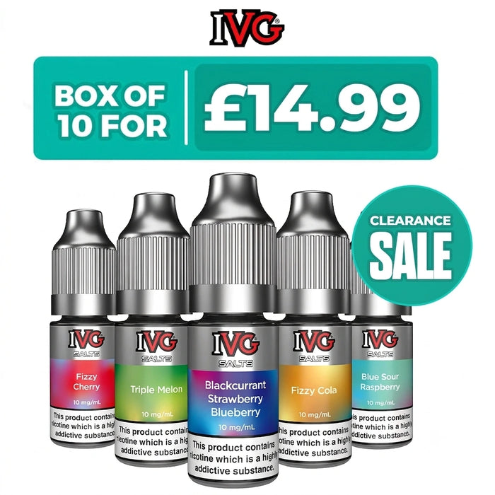 IVG Nic Salts E-Liquid Pack of 10 x (10ml)